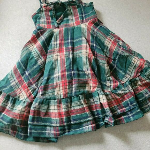 Jane + Jo Holiday Plaid Flannel Dress - Picture 3 of 7